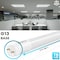 Luxrite T8 LED Tube Light Bulbs 12W (25W Equivalent) 3 CCT Selectable 1560LM Type A+B G13 Base 4-Pack LR34233-4PK - alternate 3